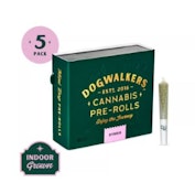 Strawnana Cookies (Stay) - Dogwalker 5 Pack Pre Roll - .35G (1.75G)
