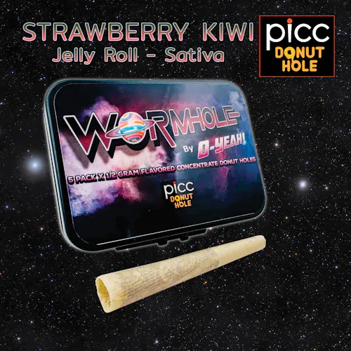 O-Yeah - Strawberry Kiwi Jelly Roll | Infused Pre Roll | .5g x 5 | O-Yeah! Main Image