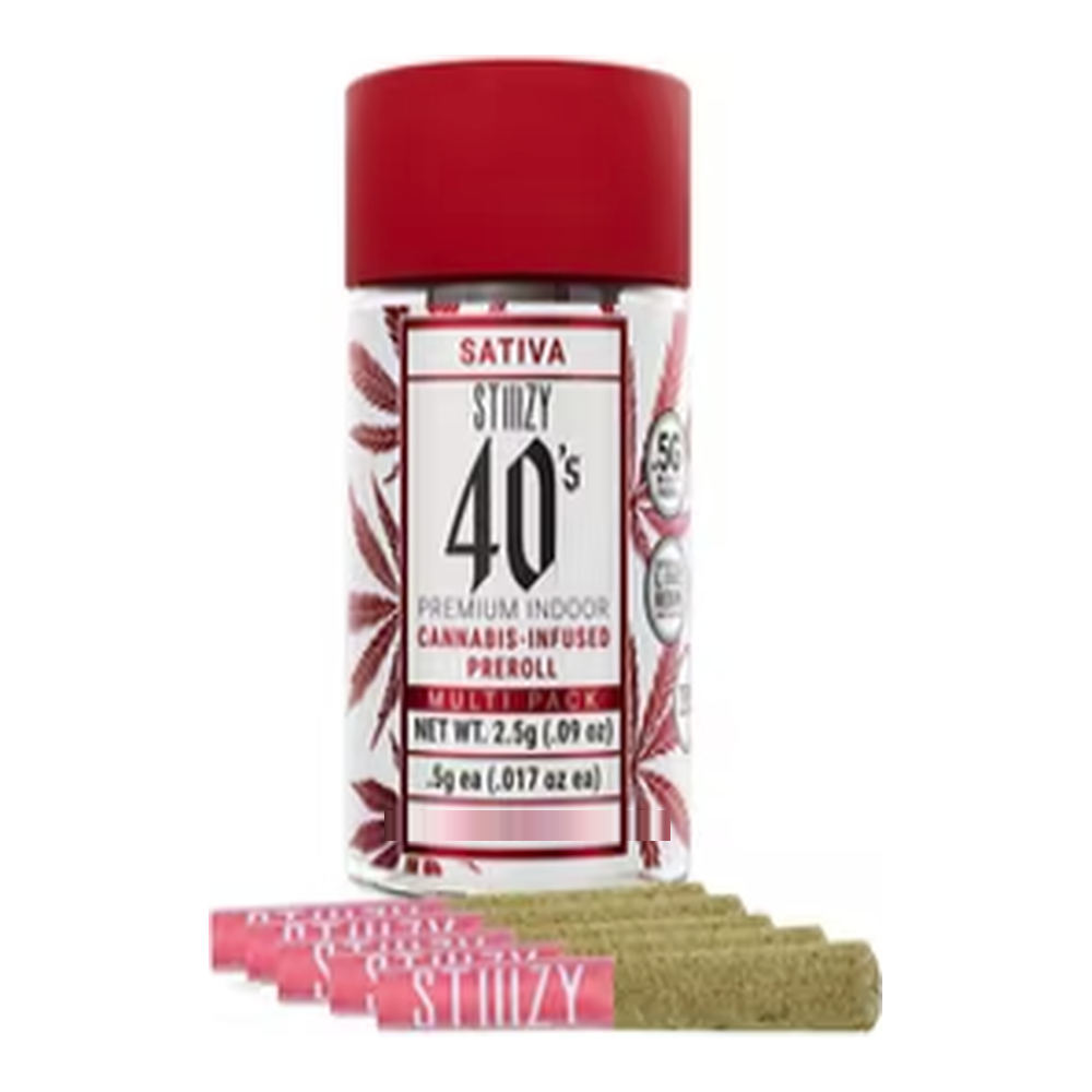 STIIIZY | Green Crack | 40's Infused Pre-Roll 5pk | 2.5g