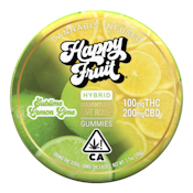 Happy Fruit - Sublime Lemon Lime Rosin Gummies THC:CBD 1:2 100mg