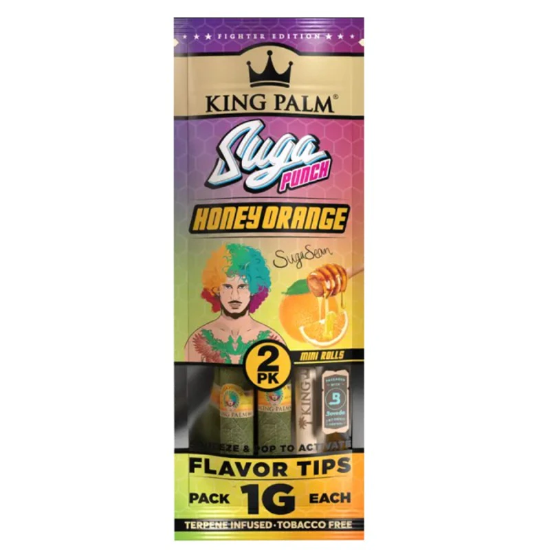King Palm - King Palm 2 1G Mini Rolls - Suga Punch - Honey Orange Main Image