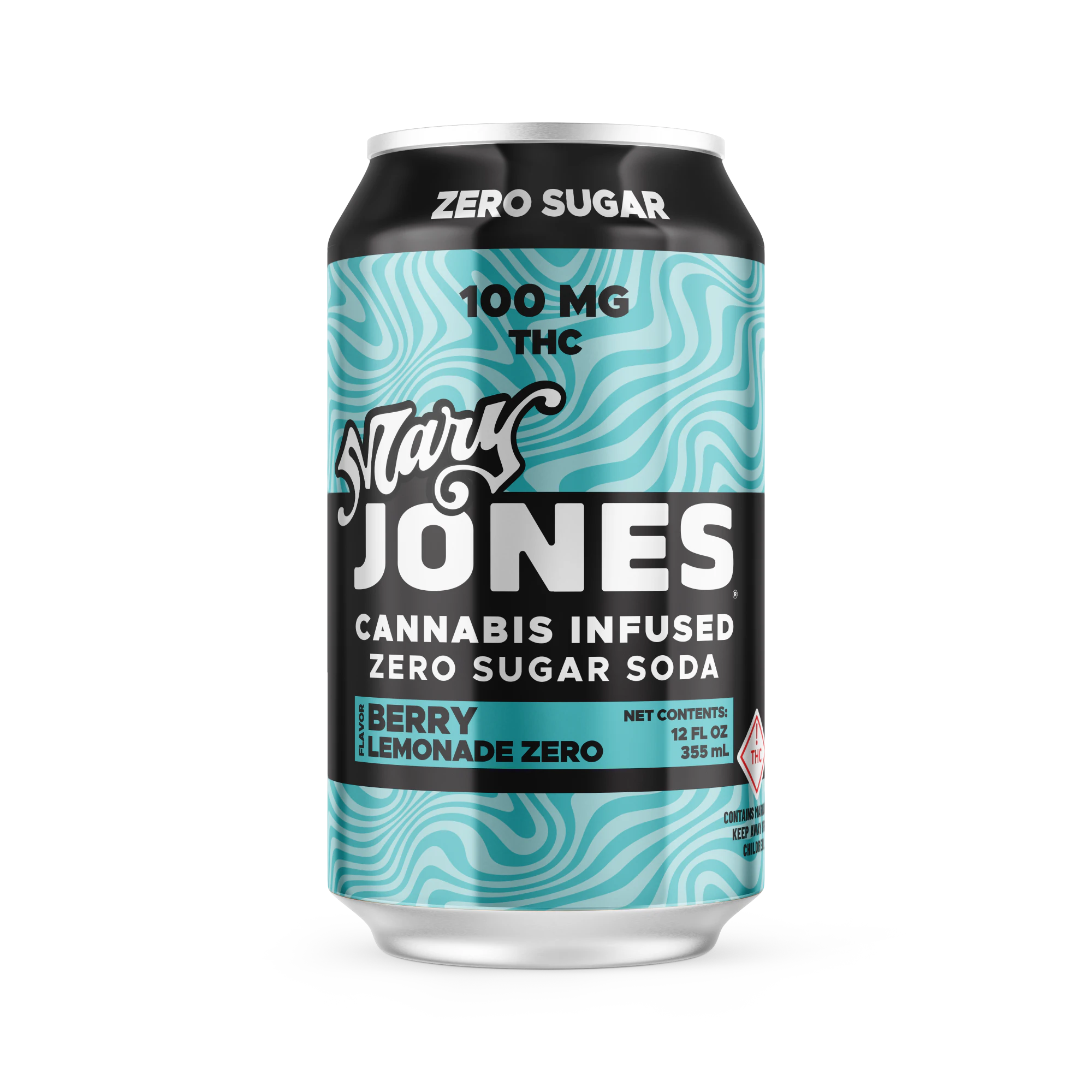 MARY JONES SODAS - Mary Jones Soda - Zero Sugar Berry Lemonade - 100mg Main Image