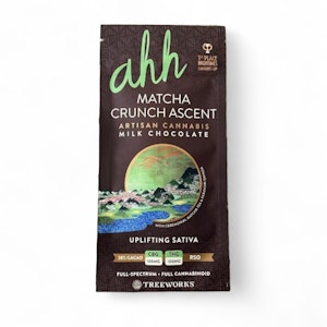 Ahh - Matcha Crunch Ascent 1:1 THC:CBG - 100mg - Ahh
