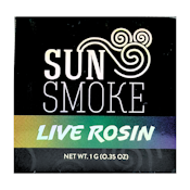 SunSmoke - Live Rosin - Strawberry Peach - Concentrate - 1.0g
