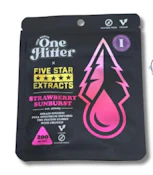 True North Five Star Extracts One Hitter -Gummies-Strawberry Sunburst-Indica-200mg THC