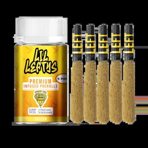 Lil Lefty's - Lil Lefty's - Sunny Diesel - 5pk Premium Infused Prerolls