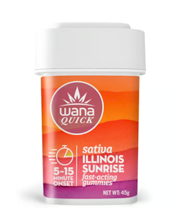 WANA - Wana Quick Illinois Sunrise Gummies - 100mg