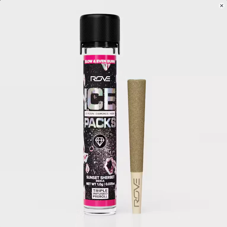 ROVE - Sunset Sherbet Infused PreRoll - 1g - ROV Main Image