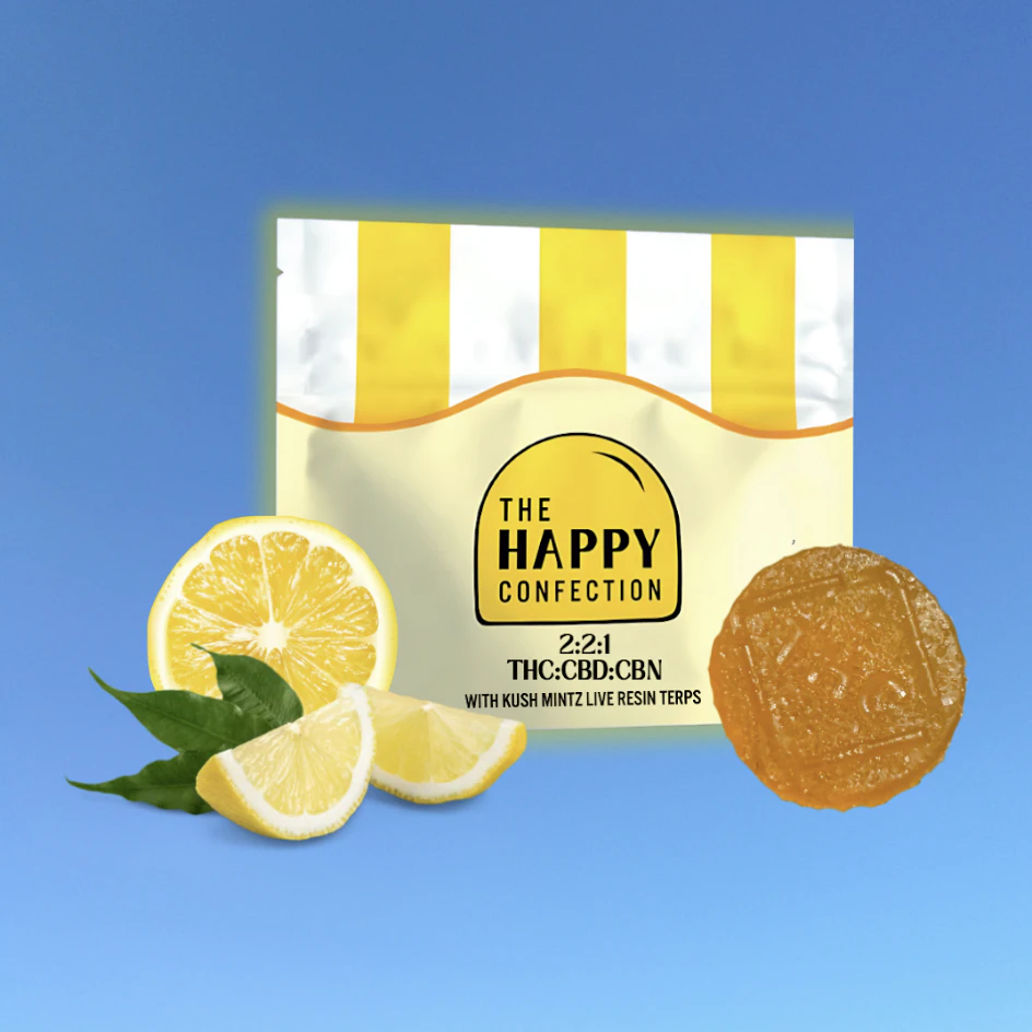 The Happy Confection - The Happy Confection Infused Gems - Sunset Citron THC|CBD|CBN - 00147 Main Image