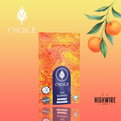 Choice Gummies Sunset Orange 100mg (Sativa)