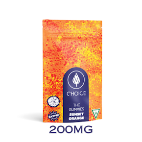 Choice  Chews - Sunset Orange - 200MG