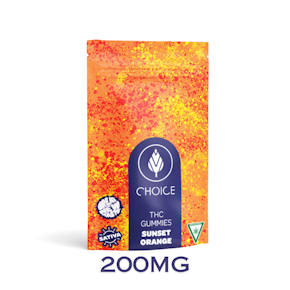 Choice Gummies - Sunset Orange - 200mg