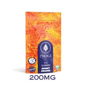 Choice - Choice Gummies - Sunset Orange - 200mg