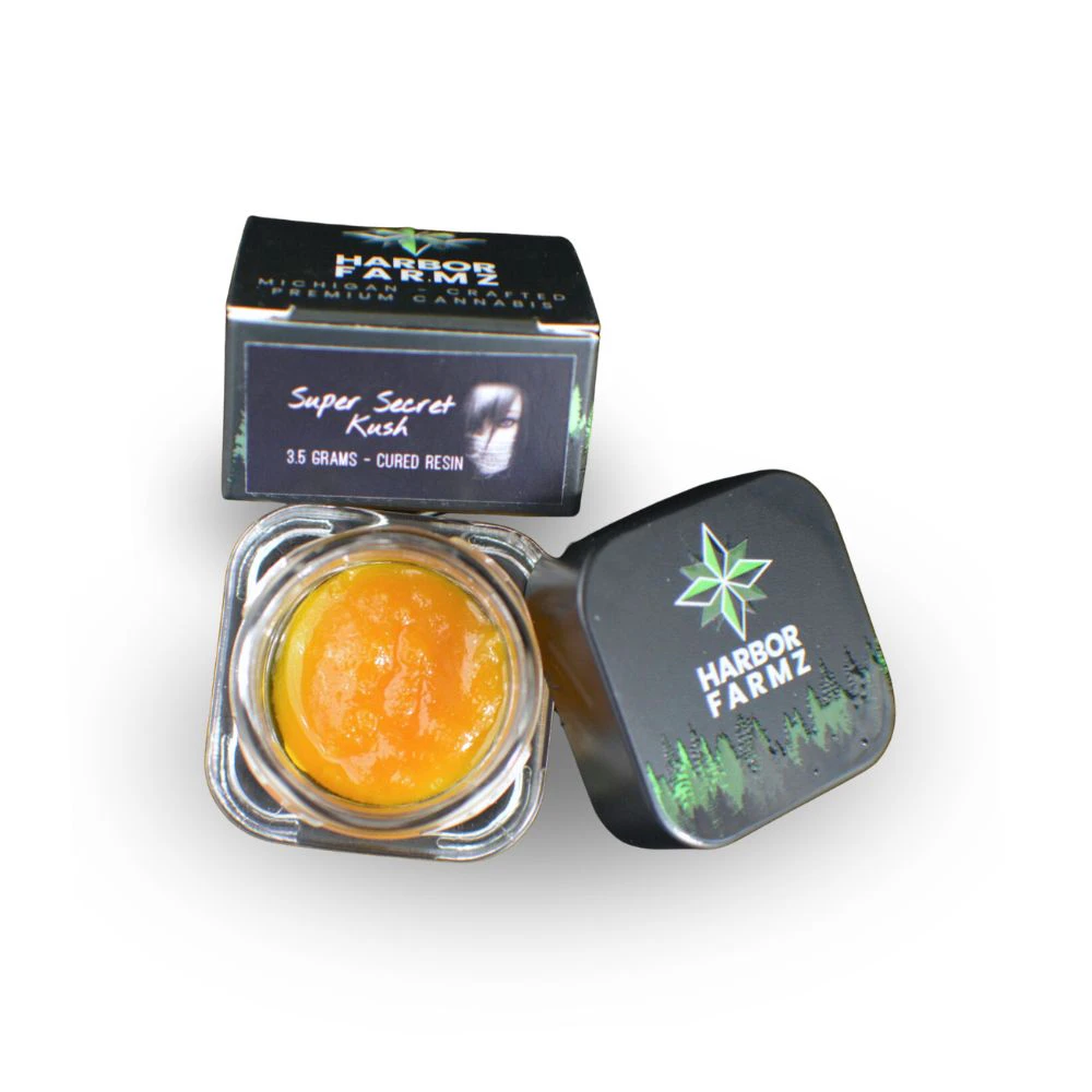 Harbor Farmz - Super Secret Kush 3.5g Cured Resin - HARBOR FARMZ Main Image