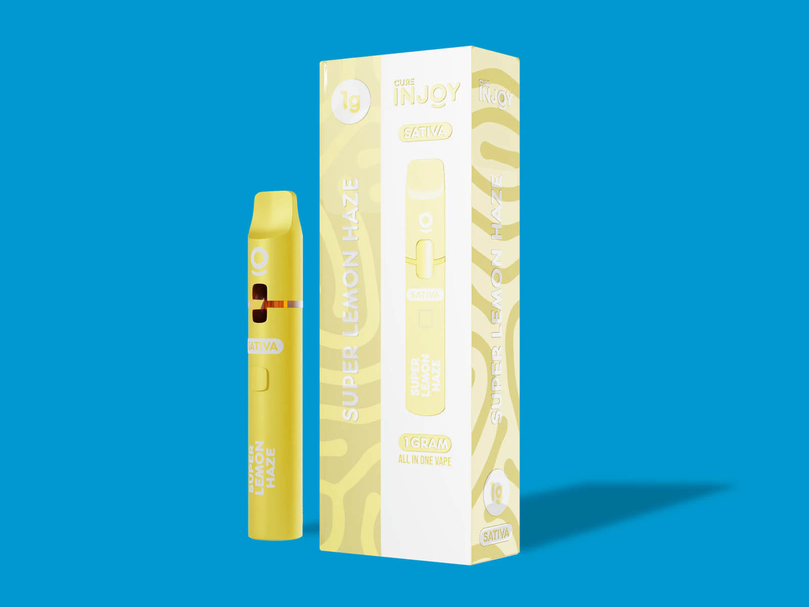 Cure Injoy - Cure Injoy - Super Lemon Haze - 1g All-In-One Vape Main Image
