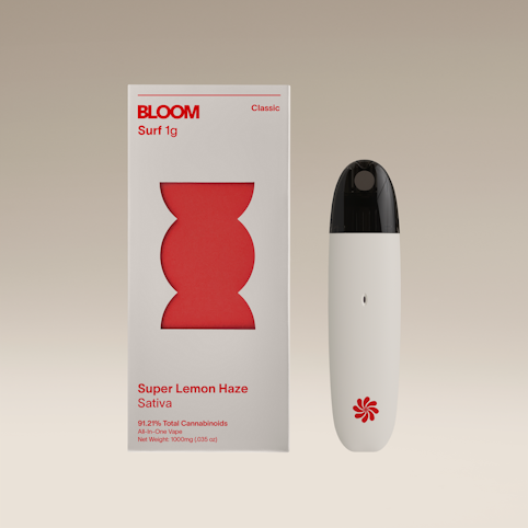BLOOM - Super Lemon Haze -Hybrid- 87.36% THC | Classic Surf All-In-One 1g (Vaporizer) | Bloom      -vvv10 MIDDLE