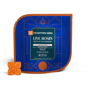 Hometown Hero CBD - Hometown Hero Live Rosin Sativa Super Silver Haze Gummies 10 count