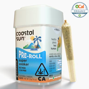 Coastal Sun - Coastal Sun - Pre Roll Pack - Indica - Super Soaker - (3.5g) 10 pack