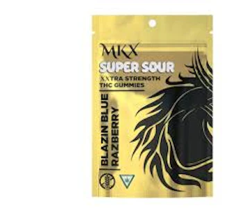 MKX - MKX Edibles Sour Blazin Blue Razberry - 200MG