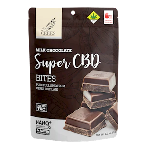 CERES - Milk Chocolate "Super CBD" - Edible - Ceres - 10pk (200mg CBD/10mg THC)