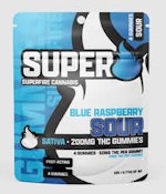 Superfire | Sour Blue Raspberry | THC Gummies | 200mg