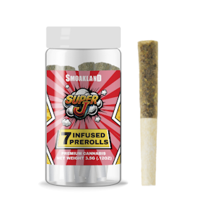 SMOAKLAND - Super J 7pk - Blue Dream (S) Infused Pre-rolls - 3.5g (.5g)
