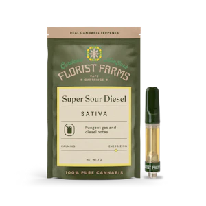 Florist Farms - Super Sour Diesel | Vape cart 510 | 1g | Florist Farms