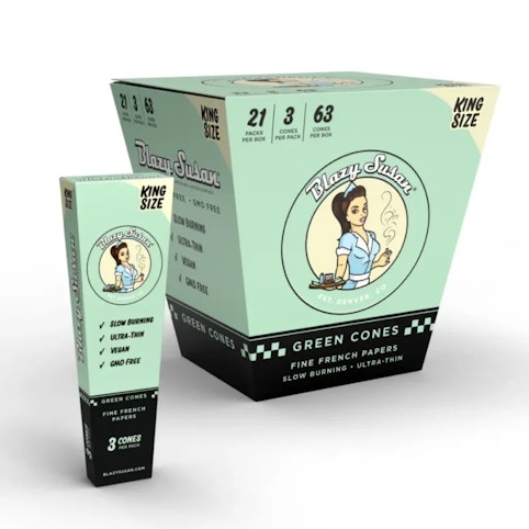Blazy Susan - Blazy Susan x King Size Green Cones 3C
