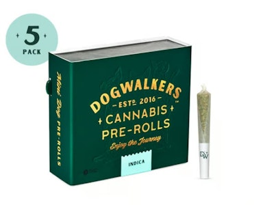 DOGWALKERS - Animal Face Dogwalkers 5 Pack Pre Roll .35G (1.75G)