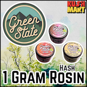 Green State | Tangie Cookies | Hash Rosin | DOH | 1g