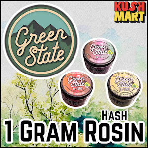 Green State - Green State | Creamy Push Pop | Hash Rosin | DOH | 1g