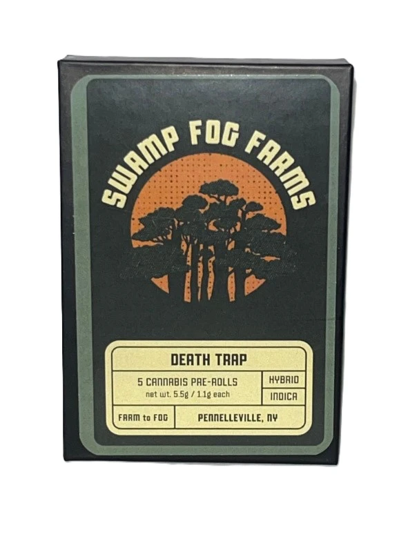 Swamp Fog Farms - Swamp Fog Farms - Death Trap - 17.08% THC - 1g 5pk - Pre Rolls Main Image