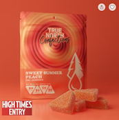  True North-Gummies- Sweet Summer Peach-Hybrid-200mg THC