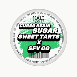 KALI GOLD - Kali Gold Sweet Tarts x SFV OG Cured Resin Sugar 1.0g