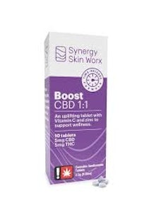 Synergy Skin Workx - Synergy Skin Workx Boost CBD 1:1 Tablet