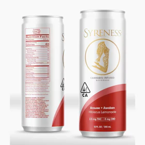 Syreness - Syreness Arouse Awaken Hibiscus Lemonade 12oz Beverage 2.5mg