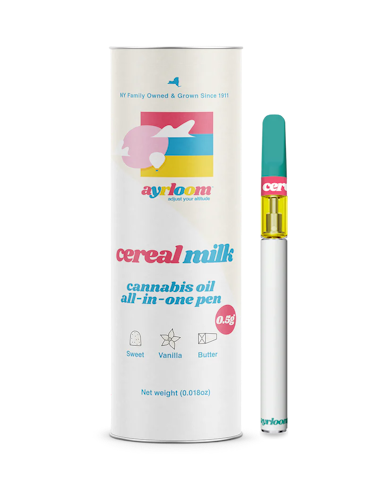Ayrloom - Cereal Milk -Hybrid- 0.5g All-In-One (Vape Pen)  |   Ayrloom  -f2 front