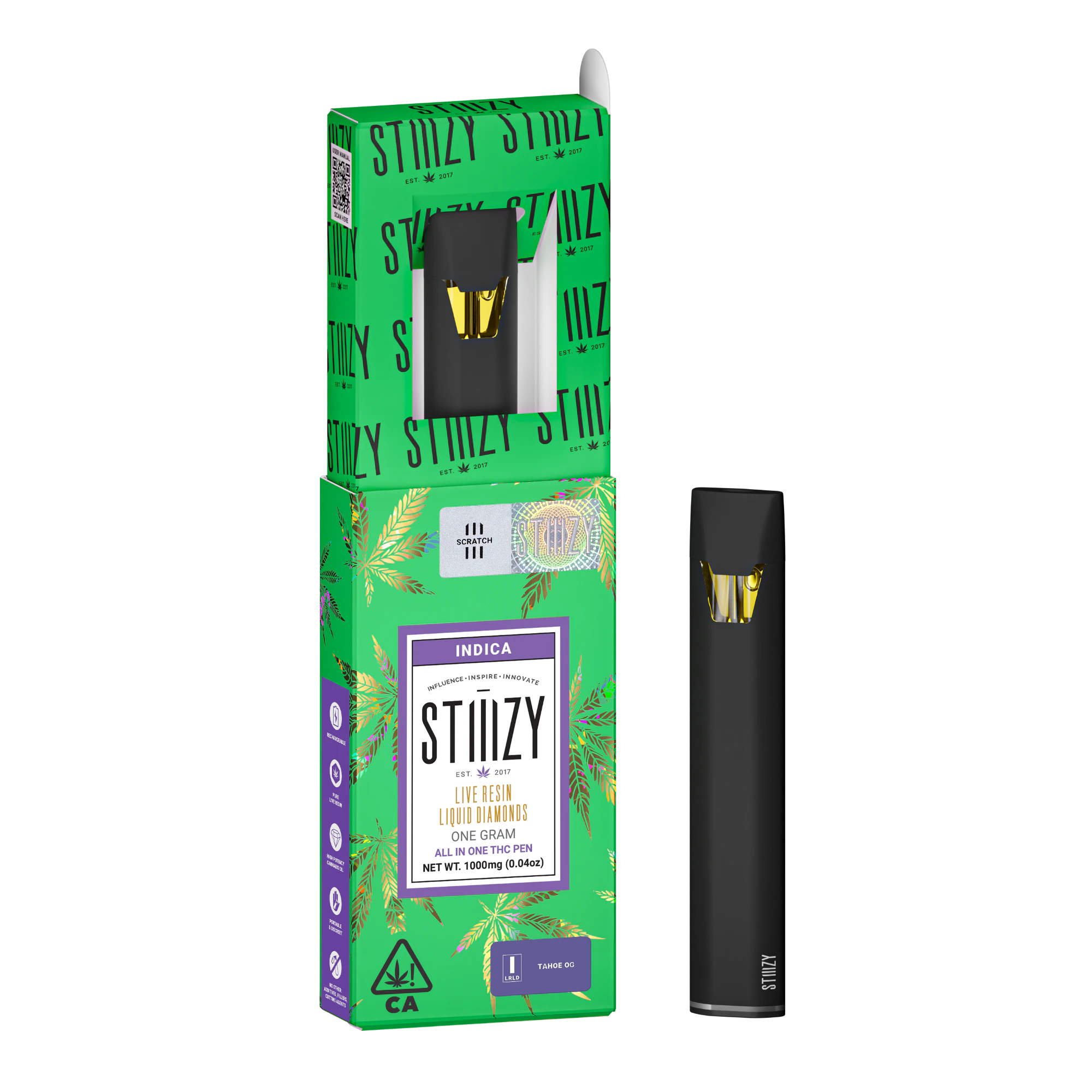 STIIIZY - STIIIZY | All-In-One | Live Resin Liquid Diamonds | Tahoe OG | 1g Main Image