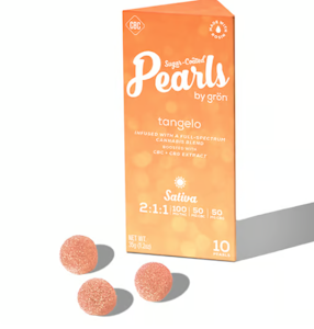 Gron - Tangelo CBC:CBG:THC 10pk Pearl Gummies - 100mg