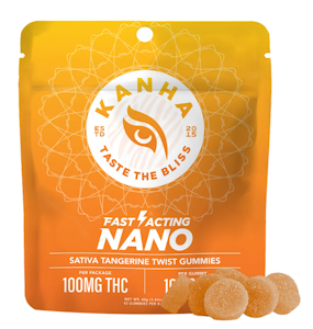 KANHA - Tangerine Twist 10pk Gummies - 100mg