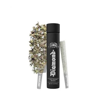 Heavy Hitters - Sour Tangie 1g Diamond Infused Pre Roll I Heavy Hitters Main Image