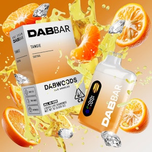 DABWOODS - Dabwoods - Tangie - 1g All-In-One DabBar Liquid Live Diamonds Vape