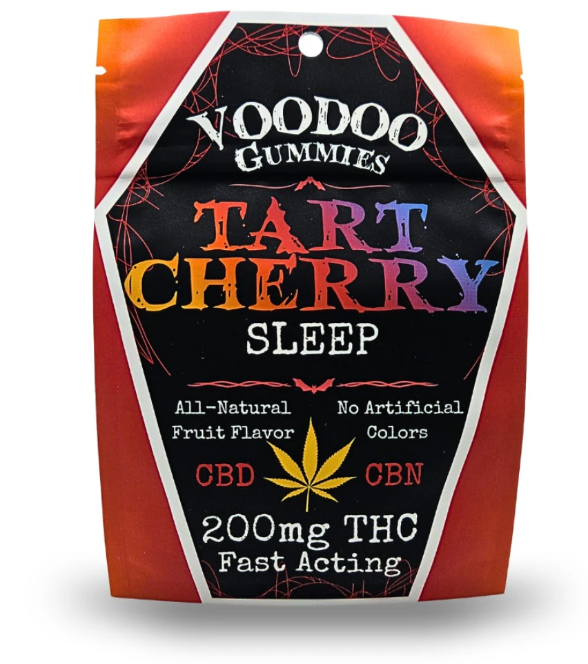 Voodoo - Voodoo-Gummies-Tart Cherry-Sleep-Indica-200mg THC Main Image