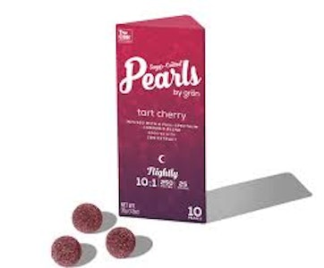 Grön Edibles - Gron - Tart Cherry - Pearls - 10:1 CBN:THC - 10CT - Indica - Edible Gummies