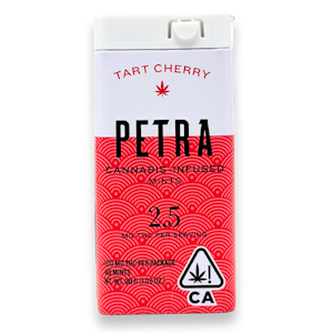 Kiva Confections - Petra - Tart Cherry - Mints - 2.5mg - 40pc
