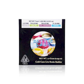 TEAM ELITE GENETICS - Concentrate - Bottle Caps - Cold Cure Live Rosin Badder - 1G