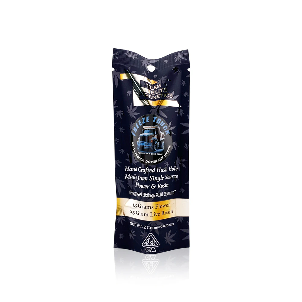 Team Elite Genetics - TEAM ELITE GENETICS - Infused Preroll - Freeze Truck - Hash Hole - 2G Main Image