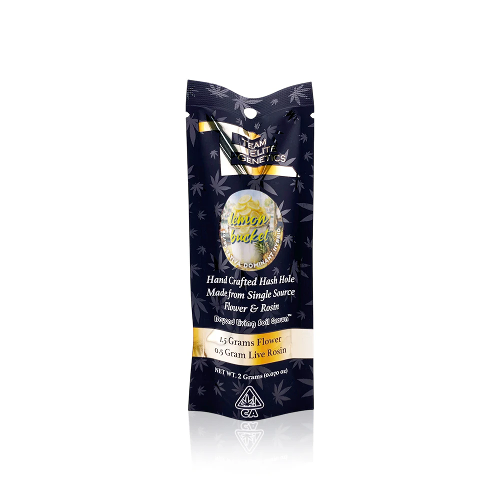 Team Elite Genetics - TEAM ELITE GENETICS - Infused Preroll - Lemon Bucket - Hash Hole - 2G Main Image