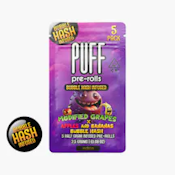 PUFF - Bubble Hash Pre Roll Pack - Indica - Modified Grapes x Apples and Bananas 2.5g 5pk