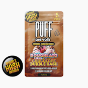 PUFF - Bubble Hash Pre Roll Pack - Hybrid - Doughlato x Chocolope - 2.5g 5pk